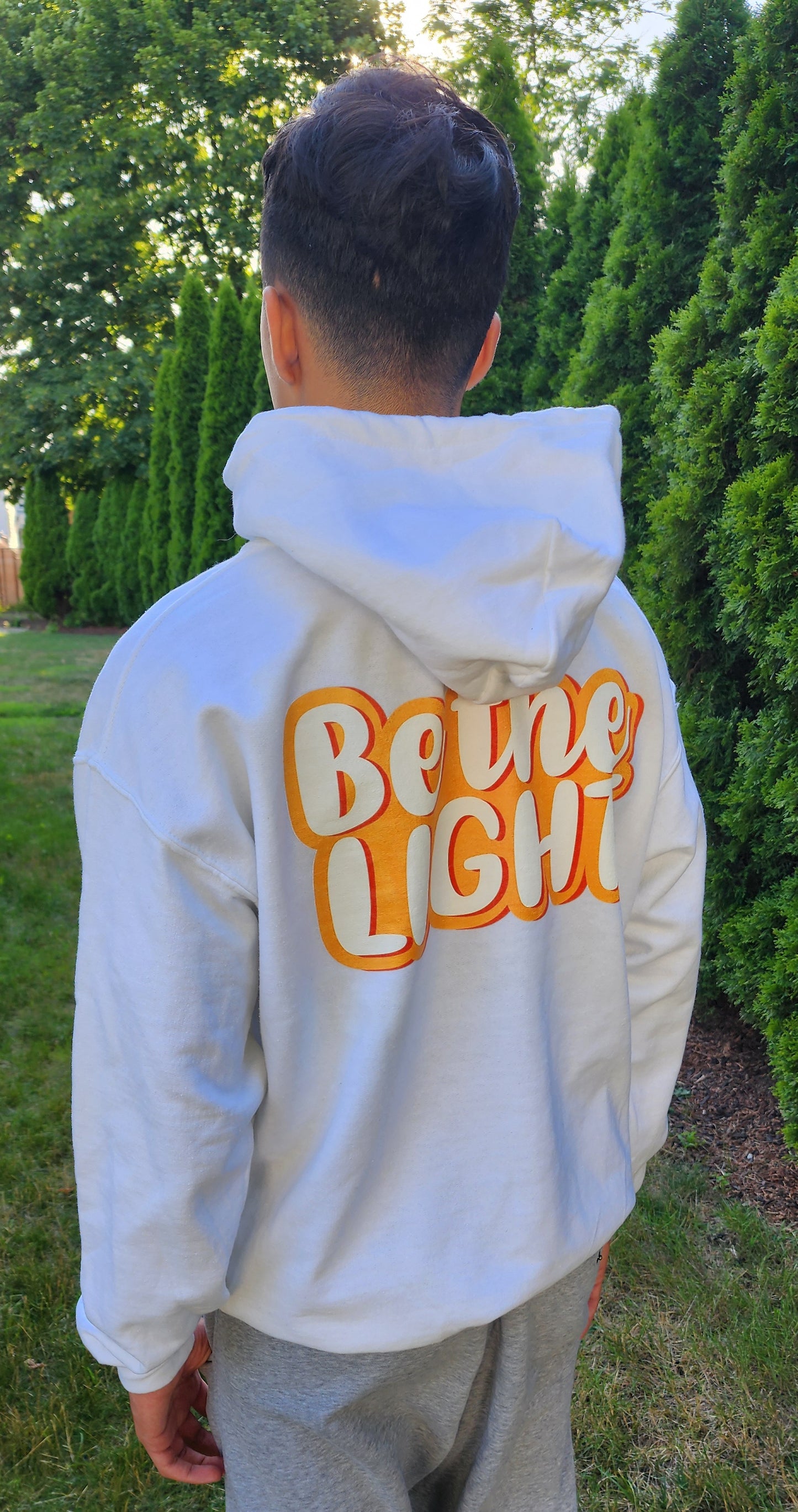 Be the Light Hoodie - Bubble Graphic Unisex Sweatshirt for Faith & Inspiration