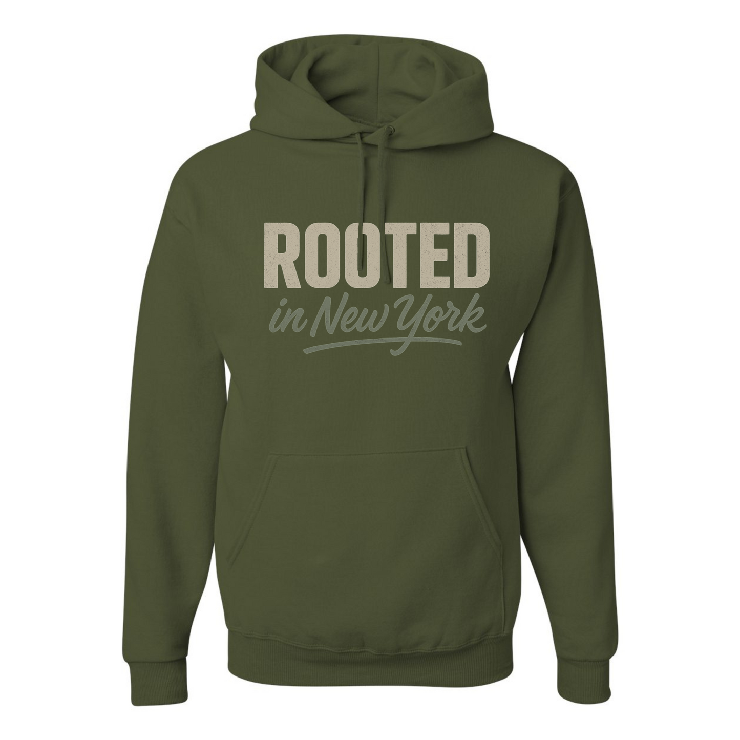 Rooted in New York Hoodie - Cozy Unisex Sweatshirt for Faith & Local Pride