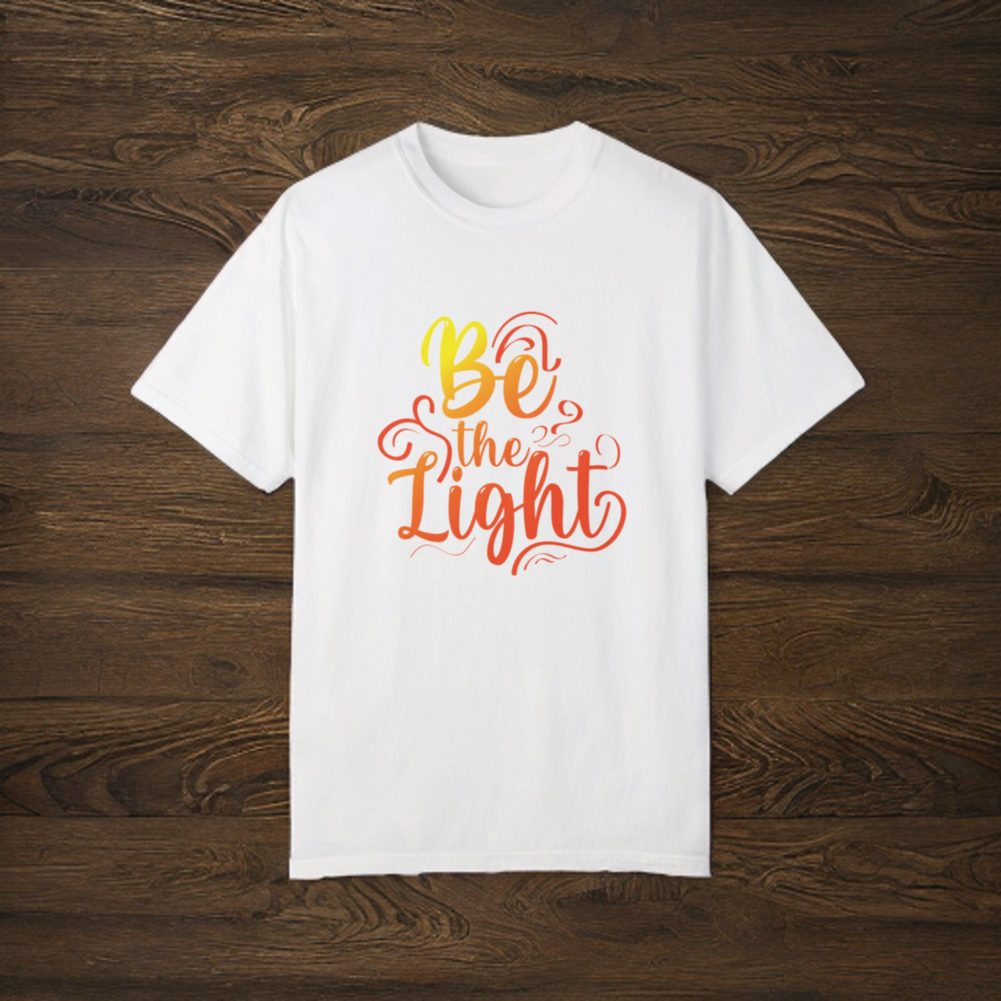 BE THE LIGHT (O) SWIRL T-SHIRT