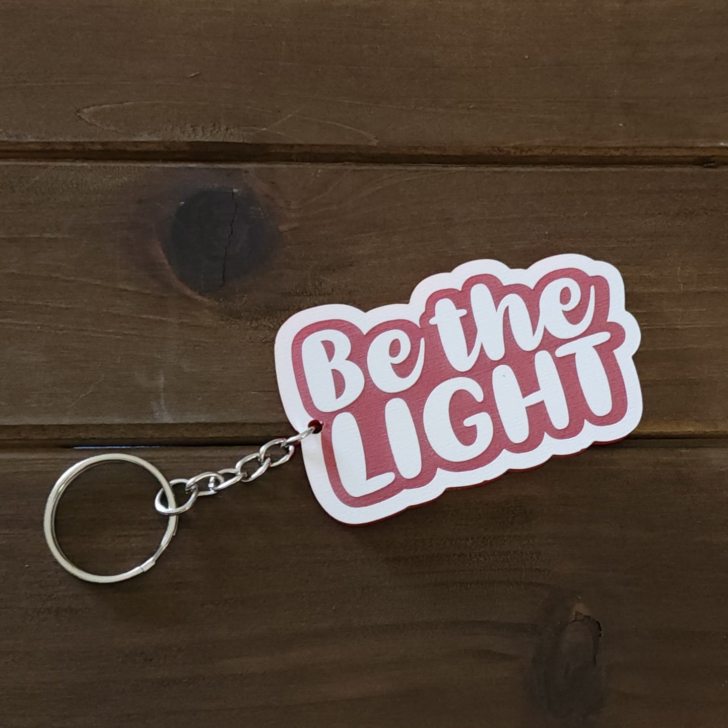 BE THE LIGHT KEYCHAIN