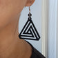 Geometric Triangle Earrings