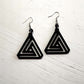 Geometric Triangle Earrings