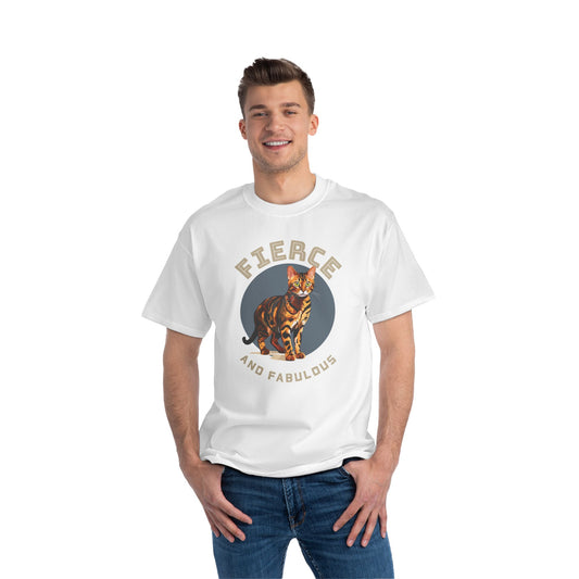 BENGAL FIERCE FAB STREETWEAR WHITE T-SHIRT