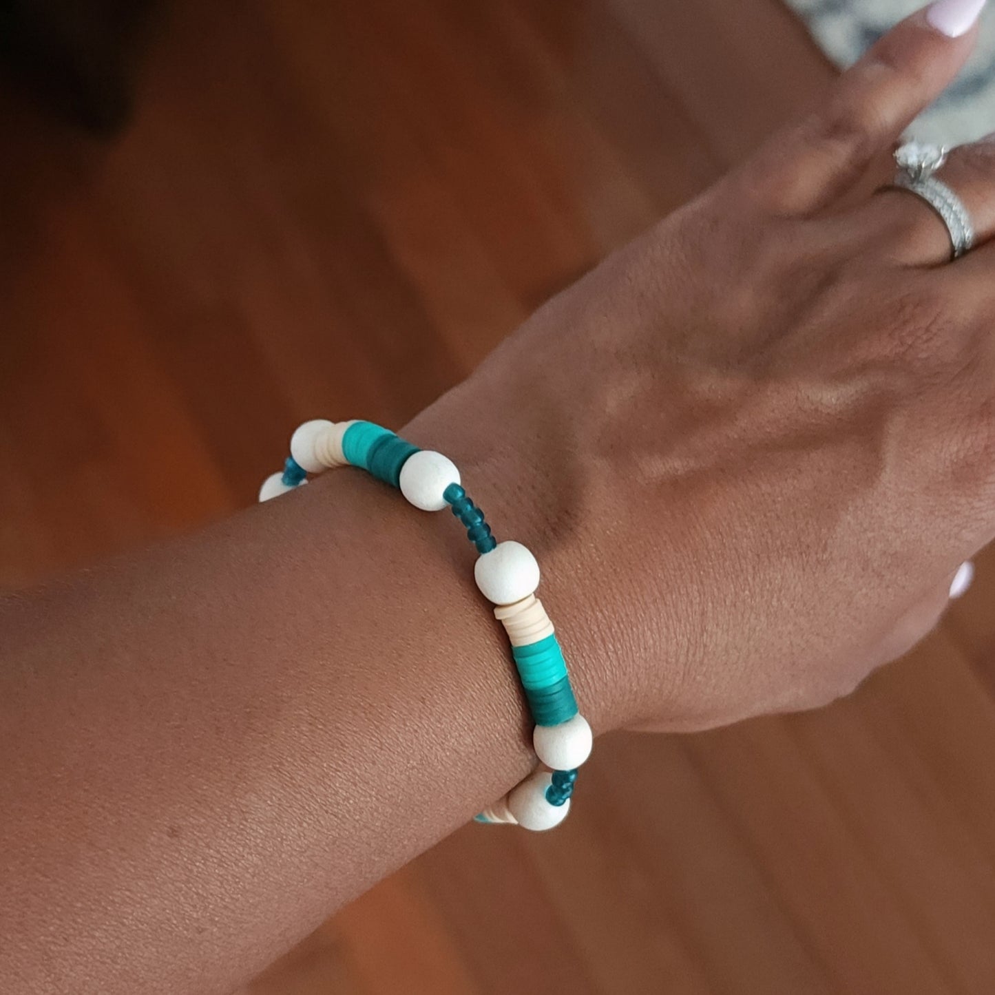 DEEP OCEAN BEADED BRACELET