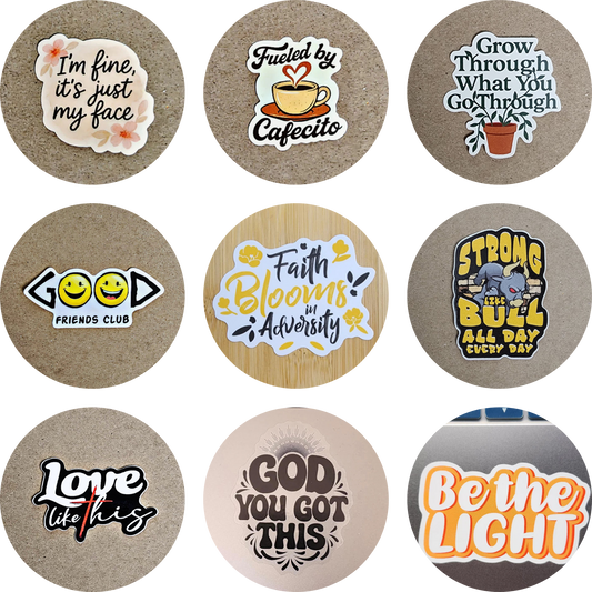 Sticker Trio - Pick Any 3 for $8