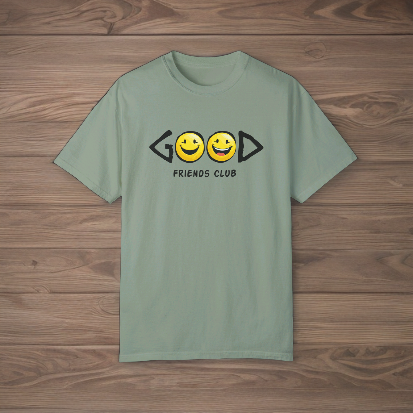 GOOD FRIENDS CLUB COLOR WASH T-SHIRT