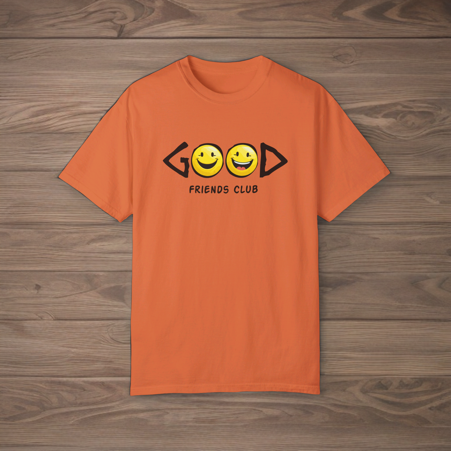 GOOD FRIENDS CLUB COLOR WASH T-SHIRT