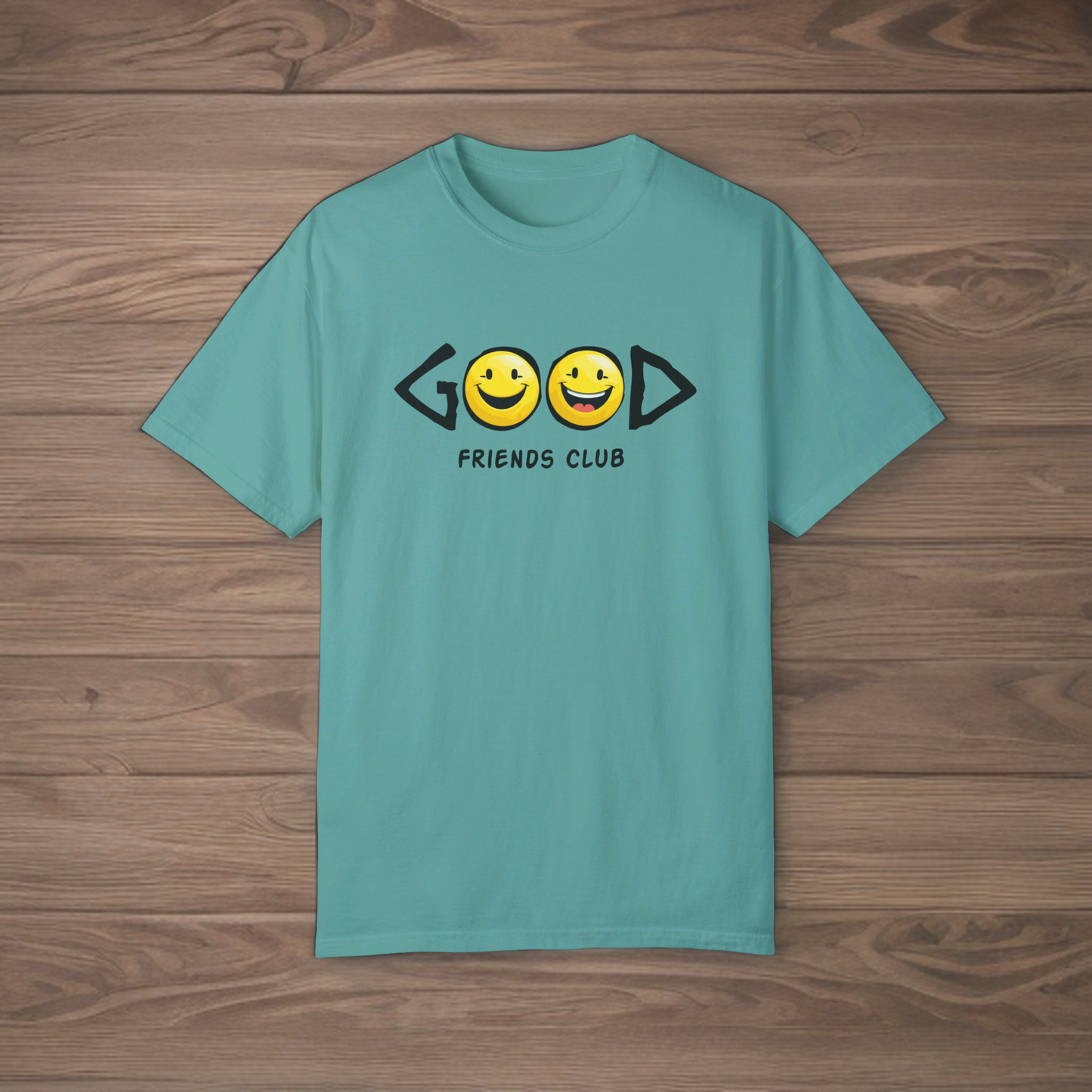 GOOD FRIENDS CLUB COLOR WASH T-SHIRT