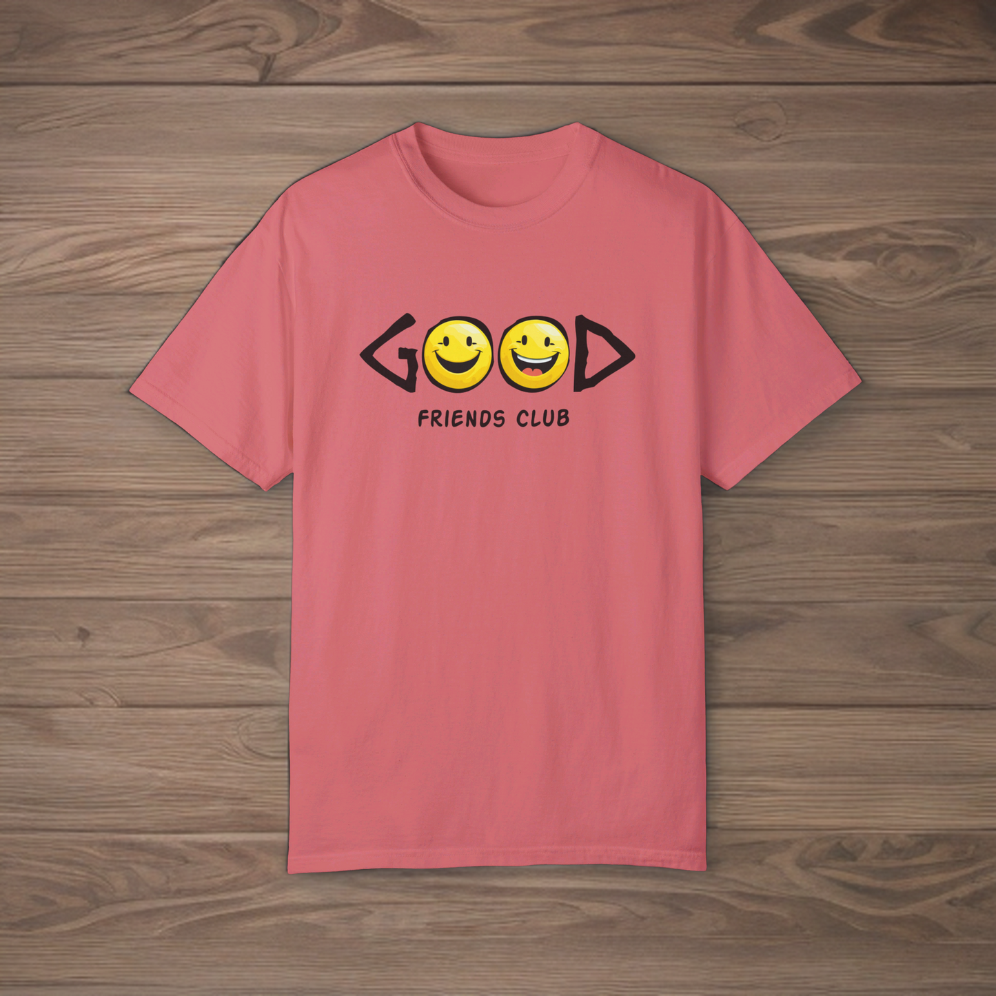 GOOD FRIENDS CLUB COLOR WASH T-SHIRT