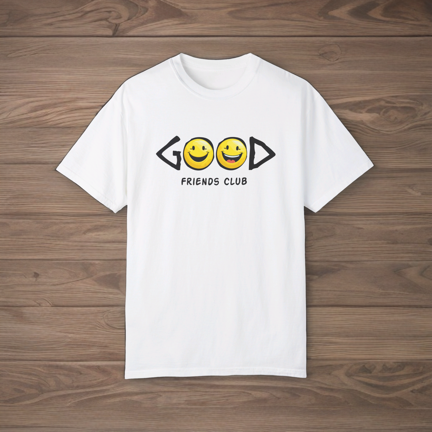 GOOD FRIENDS CLUB COLOR WASH T-SHIRT