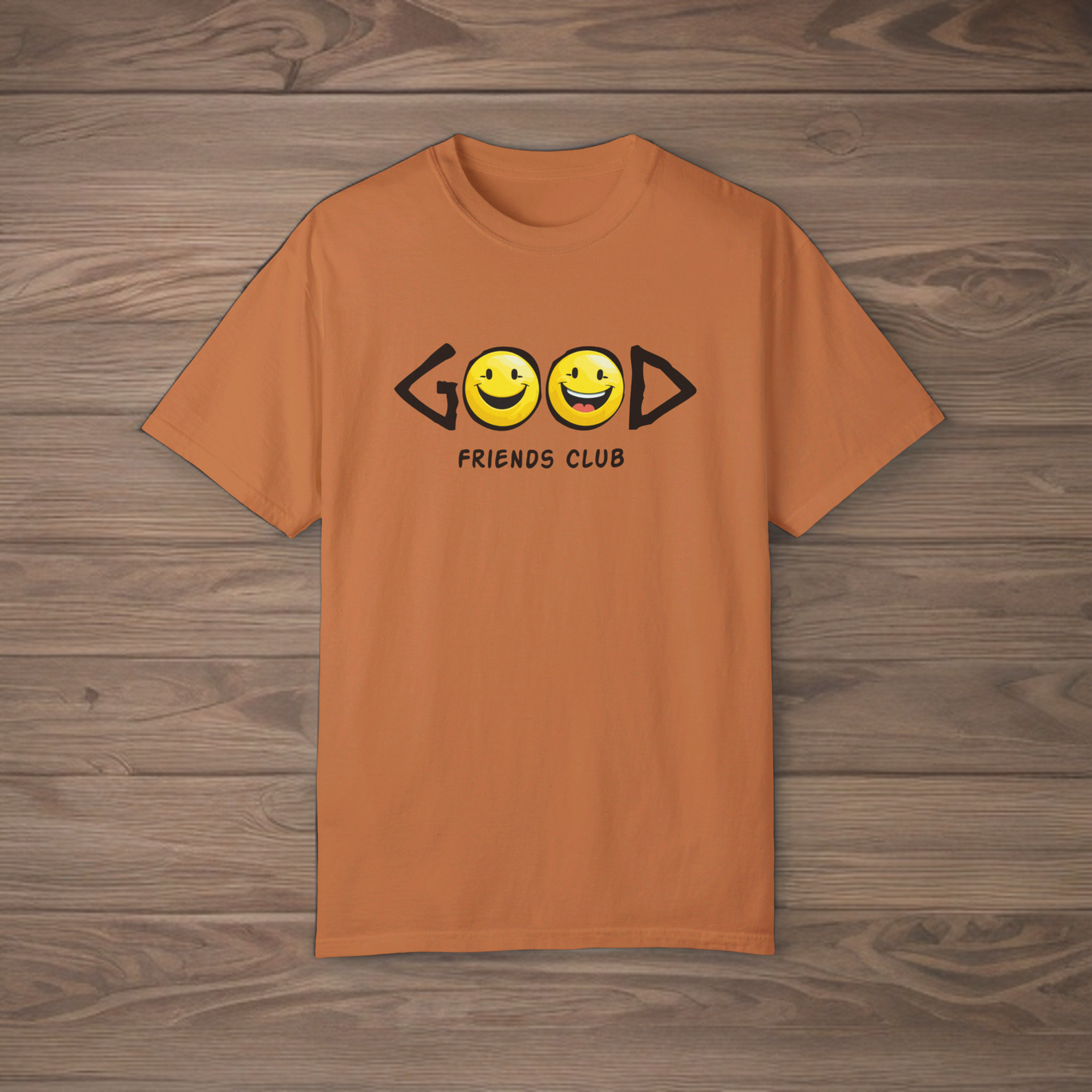 GOOD FRIENDS CLUB COLOR WASH T-SHIRT